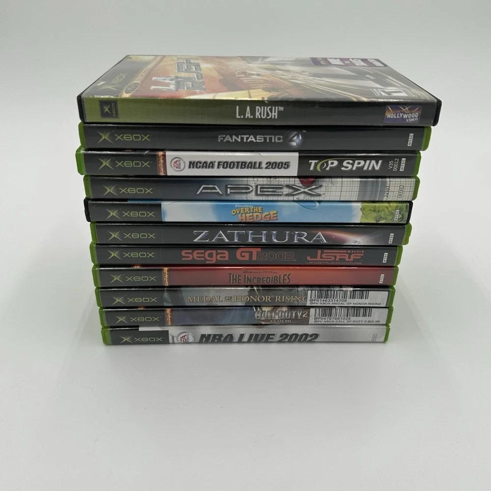 Lot Of 11 Xbox Games Untested 10CIB, 1 No Manual
